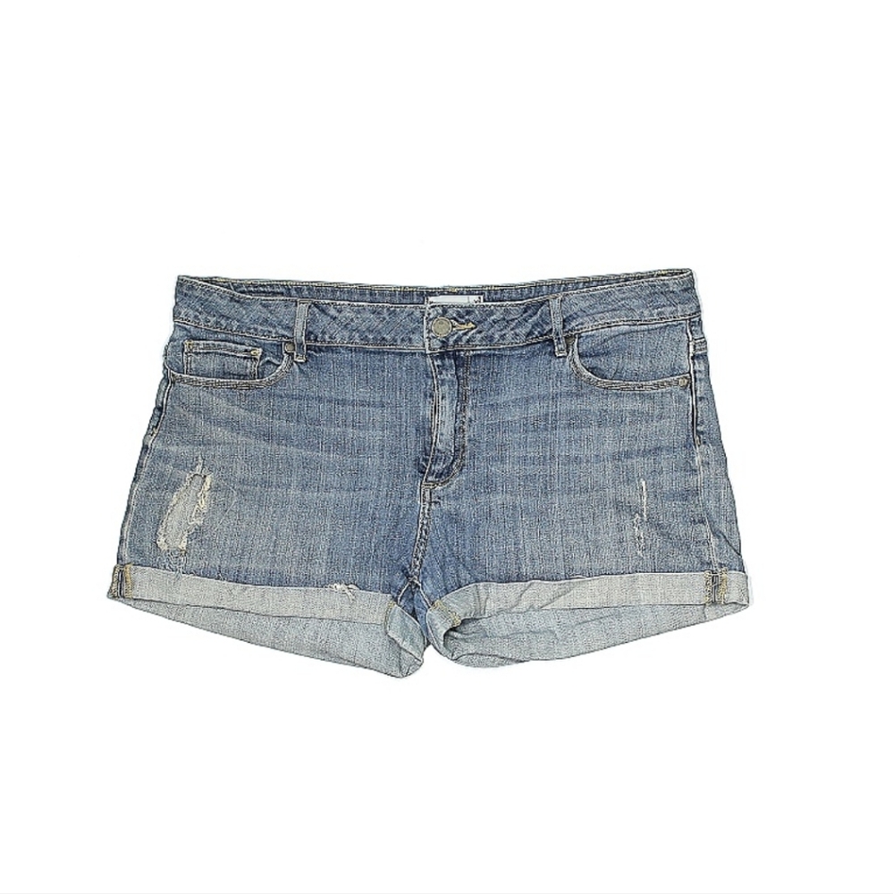 PAIGE Light Blue Jean Shorts